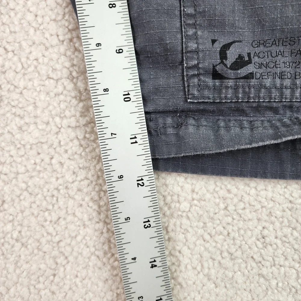 Ecko Unltd Cargo Shorts‎ Mens 40 Gray Ripstop Utility Streetwear